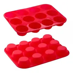 GENERICO - Molde De Silicona Para Muffins Cupcakes Medianos