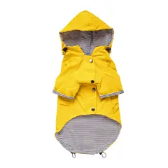 PAGANOOM - Chubasquero para perros con cremallera - L