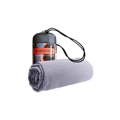 PRO OUTDOOR - Toalla microfibra Suede Gris