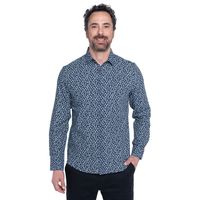 Camisa Manga Larga Oxford Slim Fit Estampada KOTTING_.