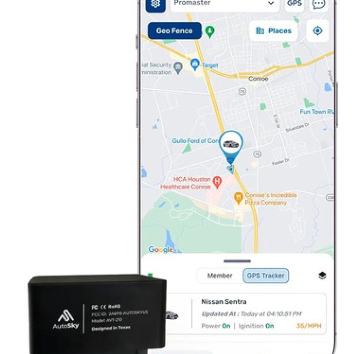 NEMESIS - Gps Autosky 4g Odb2 Avt-210 Homologado