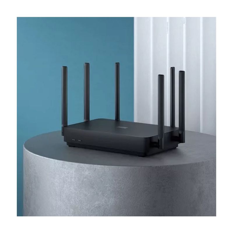 XIAOMI - Xiaomi Mi Router AX3200 Wi-Fi 6 Black  2.4 & 5 GHz 6 Antenas