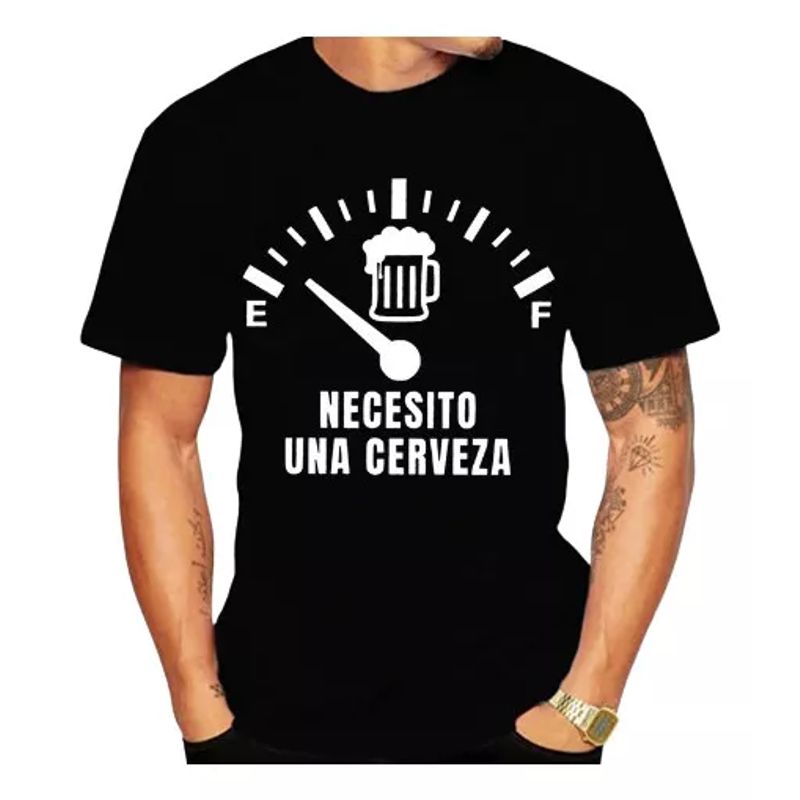 ROLY - Polera Hombre Necesito una Cerveza Beer