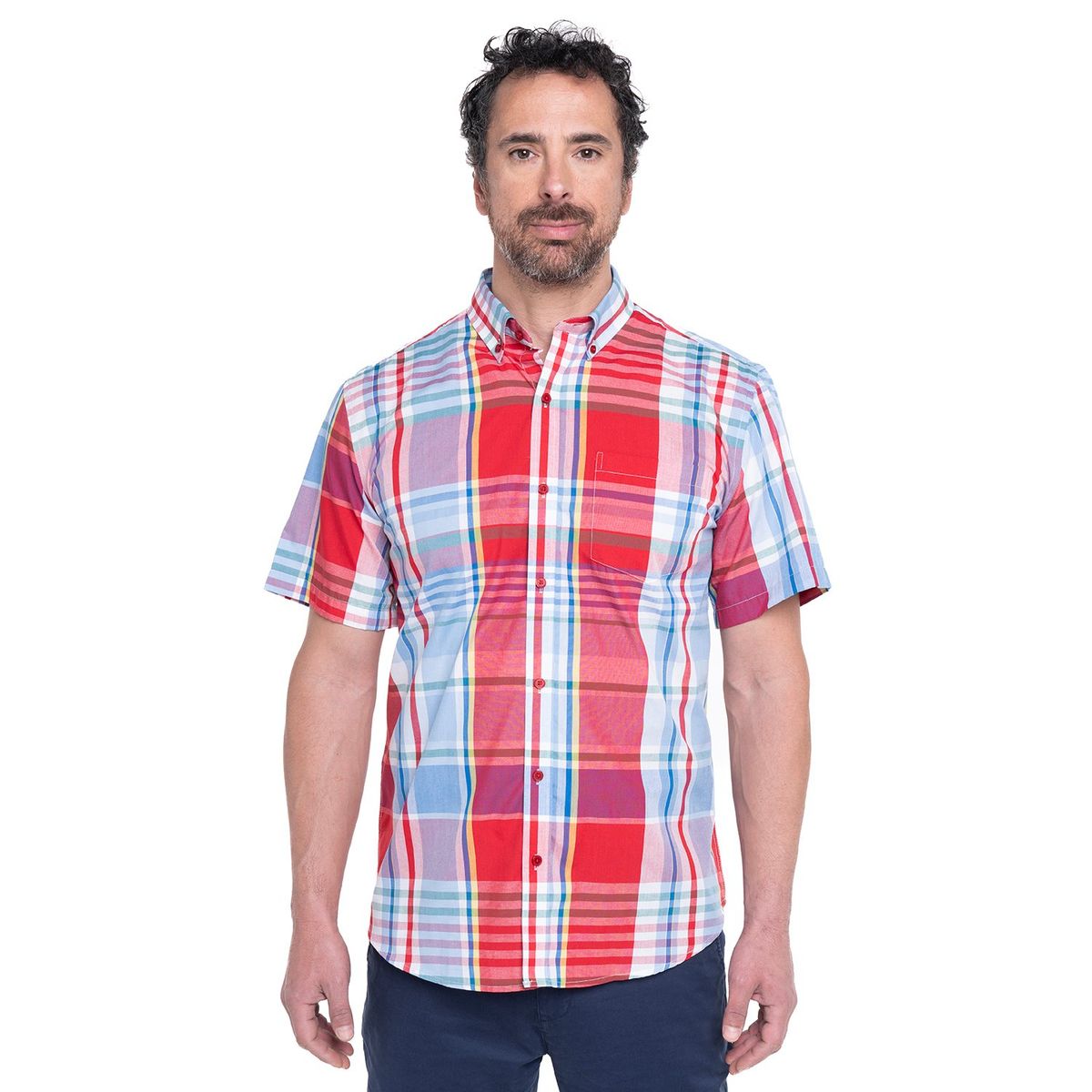 KOTTING - Camisa Fantasia Premium Manga Corta Boton Cuello KOTTING