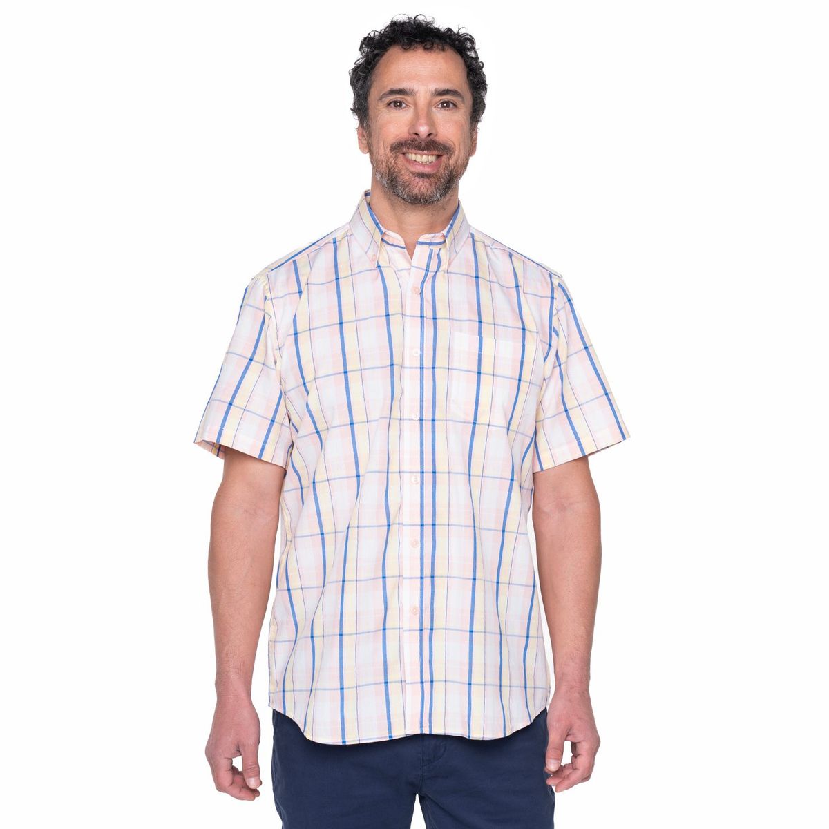 KOTTING - Camisa Fantasia Premium Manga Corta Boton Cuello KOTTING