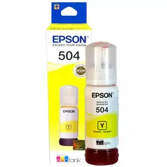 EPSON - Botella De Tinta T504 Amarillo 70 LM L4150 L4160 L6161