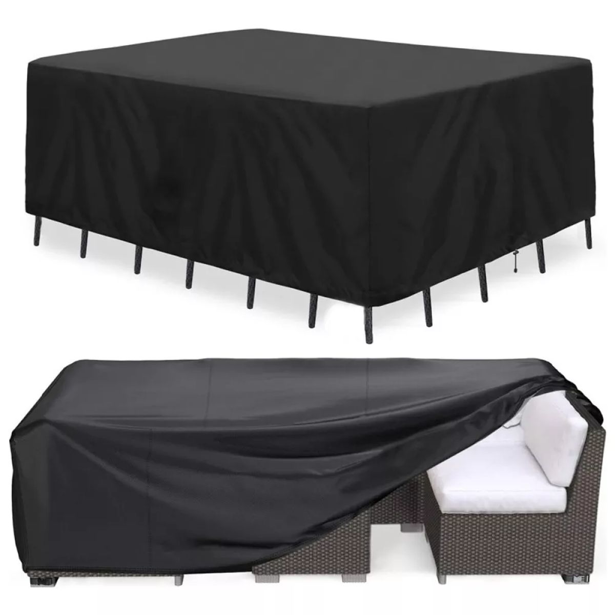 MUNDO MAGIA - Funda Cubierta Mesa Jardin Exterior Impermeable 250x250cm