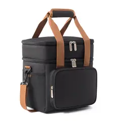 TIOZONEY - Bolsa Del Almuerzo bicapa negro