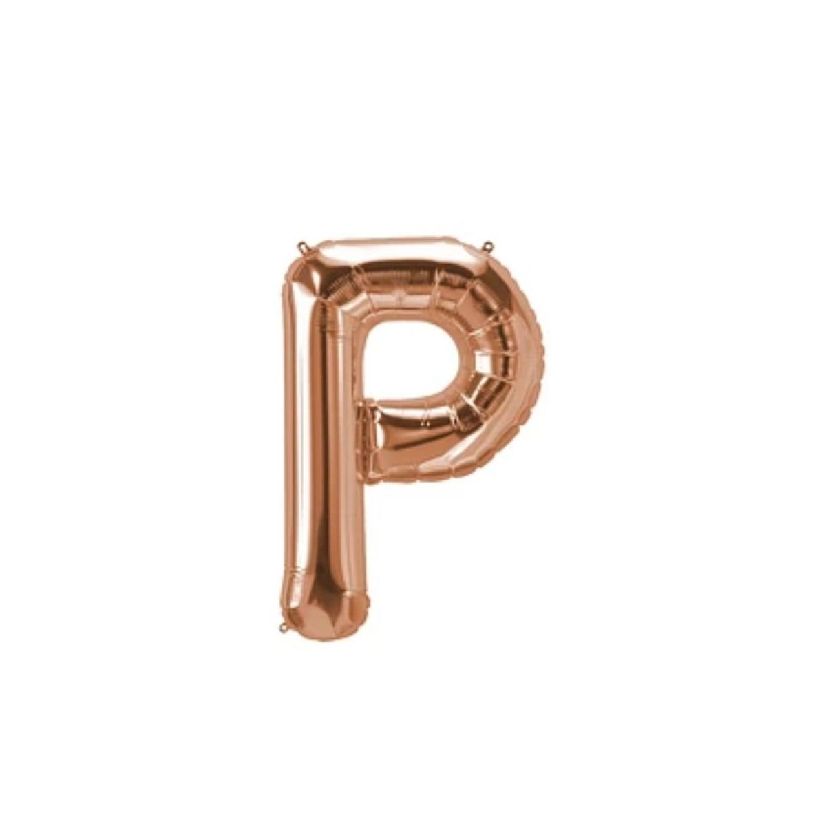 GENERICO - Globo Letra P Oro Rosa 16 pulgadas