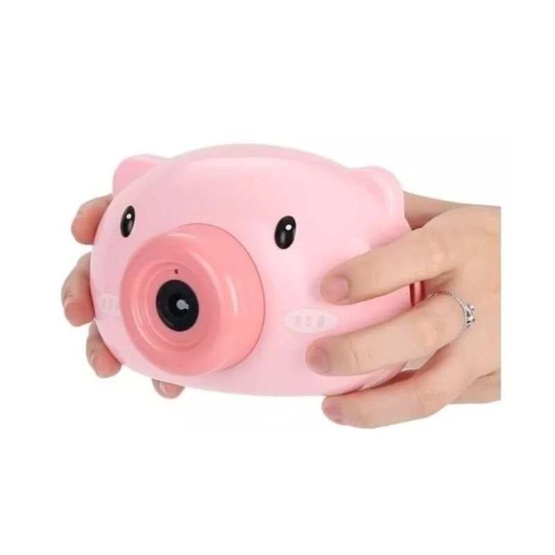 GENERICO - Camara De Burbujas Dispara Burbuja Infantil Juguete Pink