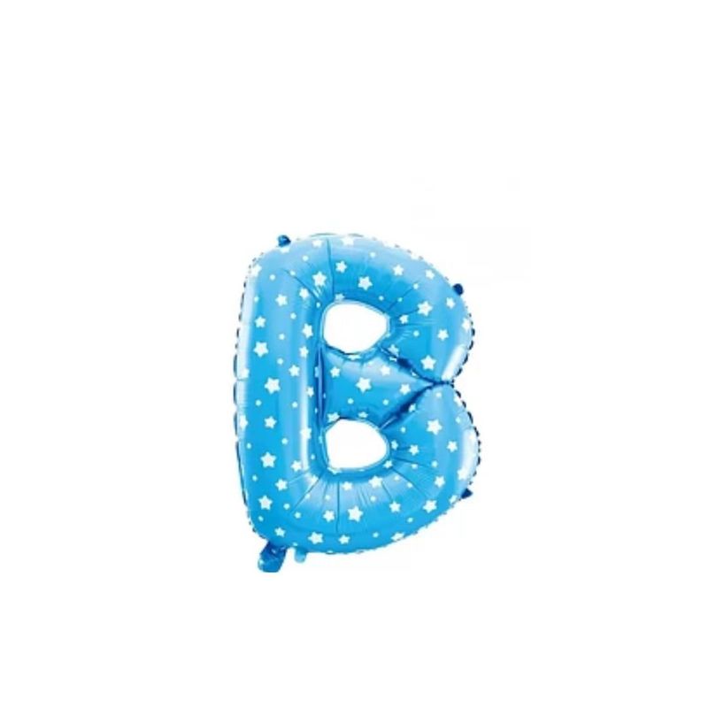 GENERICO - Globo Letra B Azul 16 pulgadas