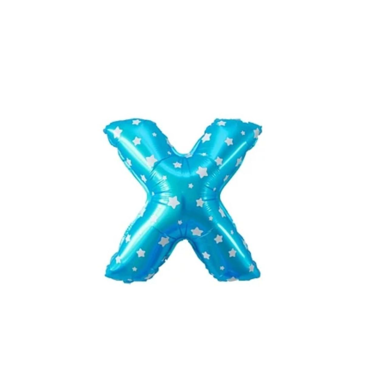GENERICO - Globo Letra X Azul 16 pulgadas