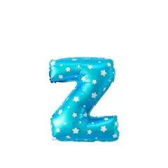 GENERICO - Globo Letra Z Azul 16 pulgadas
