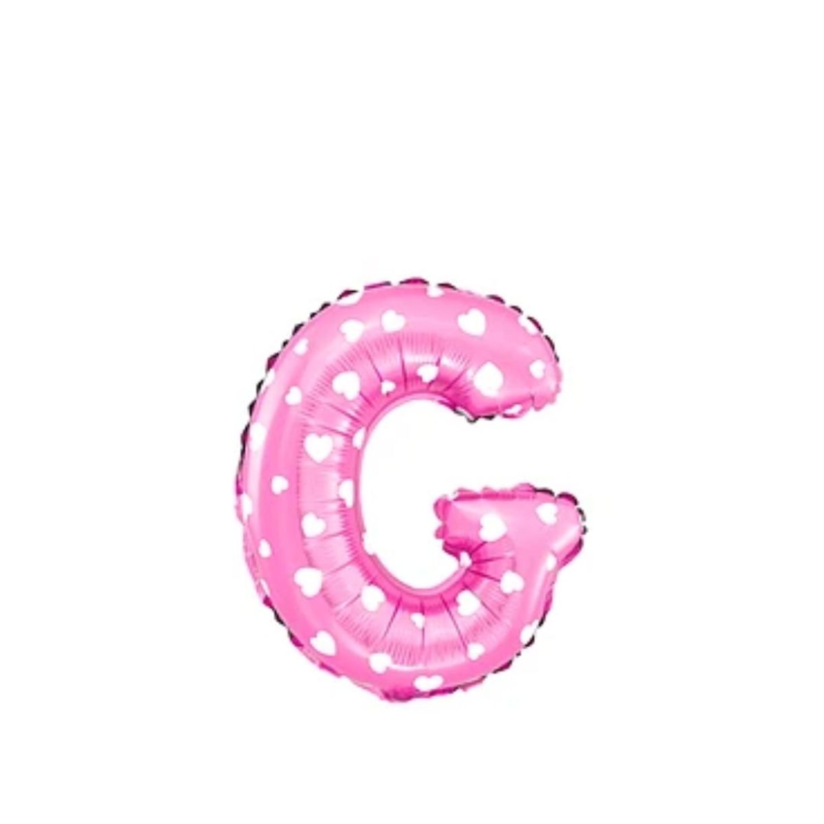 GENERICO - Globo Letra G Rosa 16 pulgadas