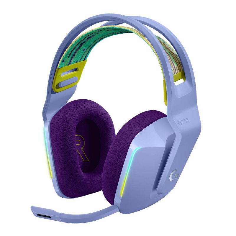 LOGITECH - Audífonos Diadema Gamer Logitech G733 Inalámbrico Lila