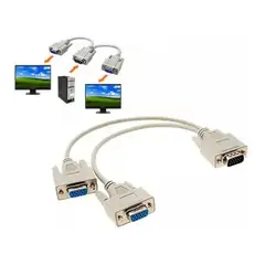MALIK - ADAPTADOR VGA SPLITTER 1 A 2 DM 01015 27CM