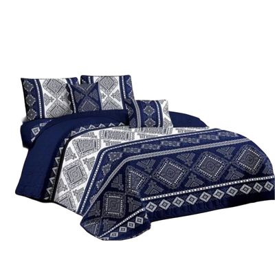 Imagen 2 del producto Quilt de Verano King Color Azul con Diseño HX026A