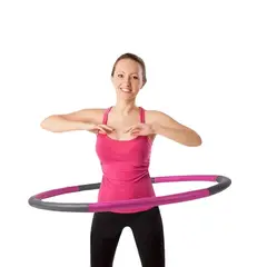 GENERICO - Hula Hoop Aro Ajustable Desmontable Para Fitness