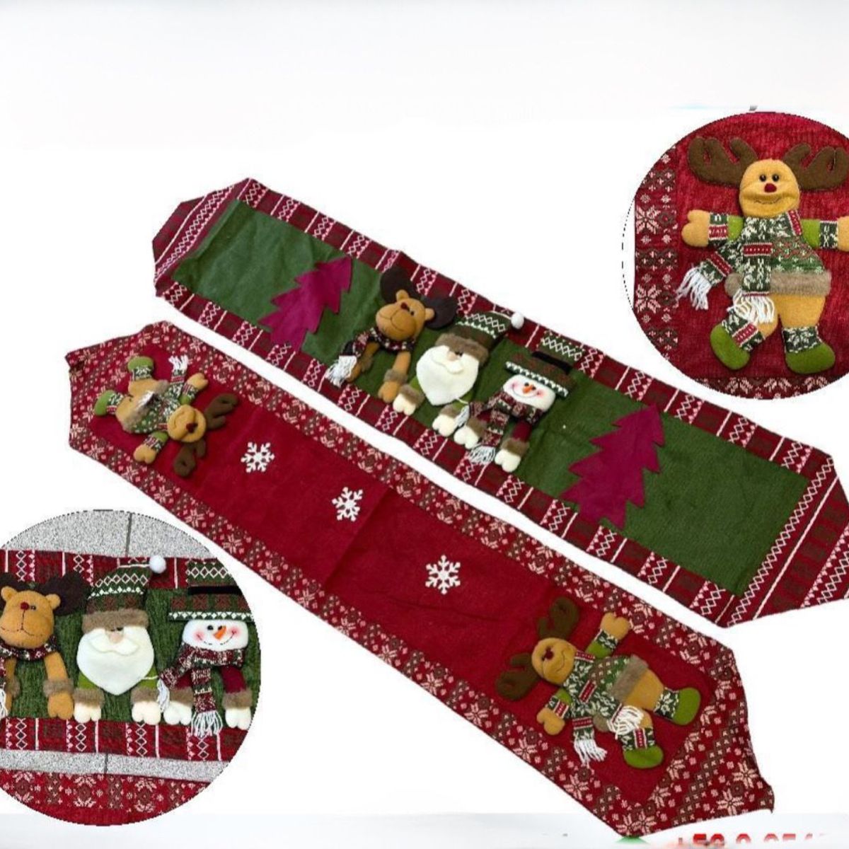 GENERICO - Camino Mesa De Navidad 33x180CM 3D