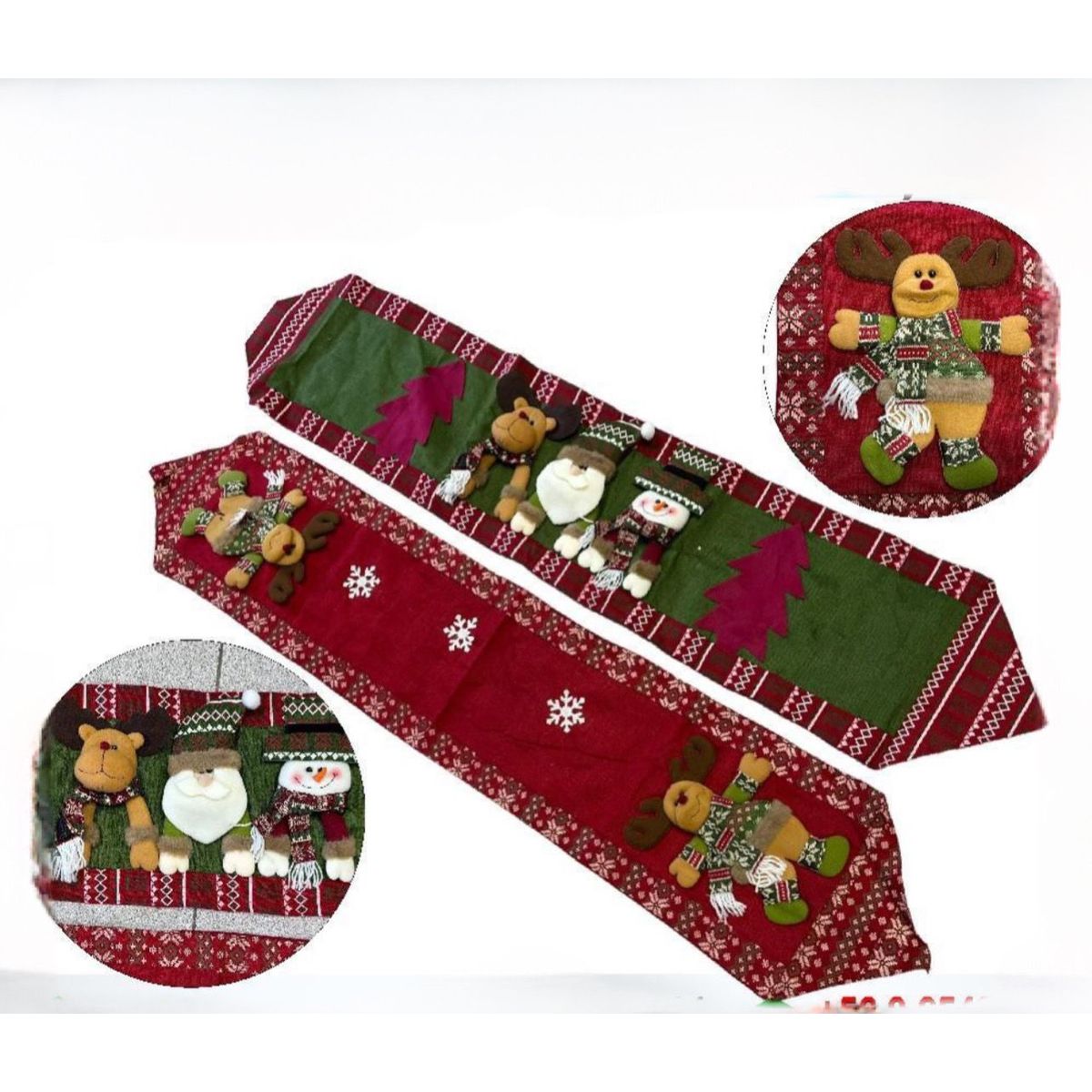 GENERICO - Camino Mesa De Navidad 33x180CM 3D