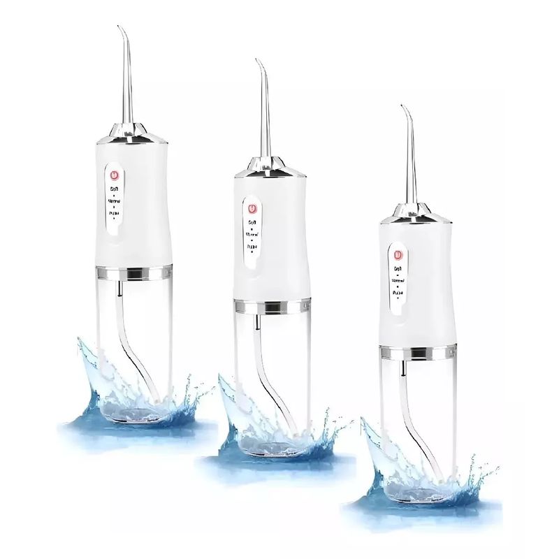 GENERICO - X3 Irrigador Dental Bucal Portátil Higiene Dental Limpiador
