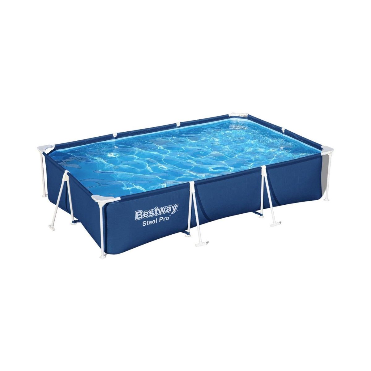 BESTWAY - Piscina Bestway Rectangular Steel Pro Azul 2.80MX2.01MX66cm