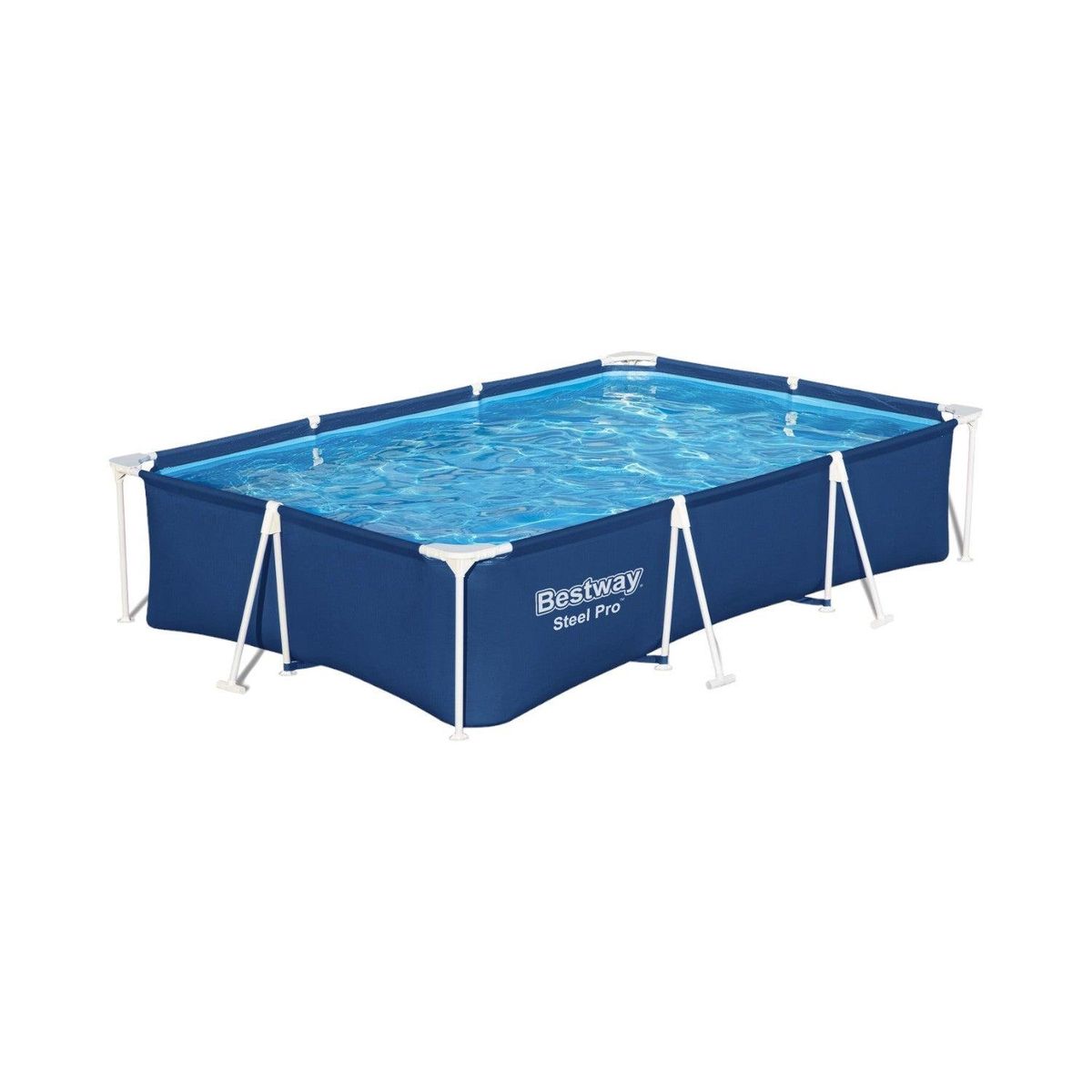 BESTWAY - Piscina Bestway Rectangular Steel Pro Azul 2.80MX2.01MX66cm