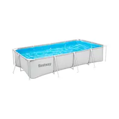 BESTWAY - Piscina Rectangular SteelPro Deluxe 3.66MX2.01mx66cm