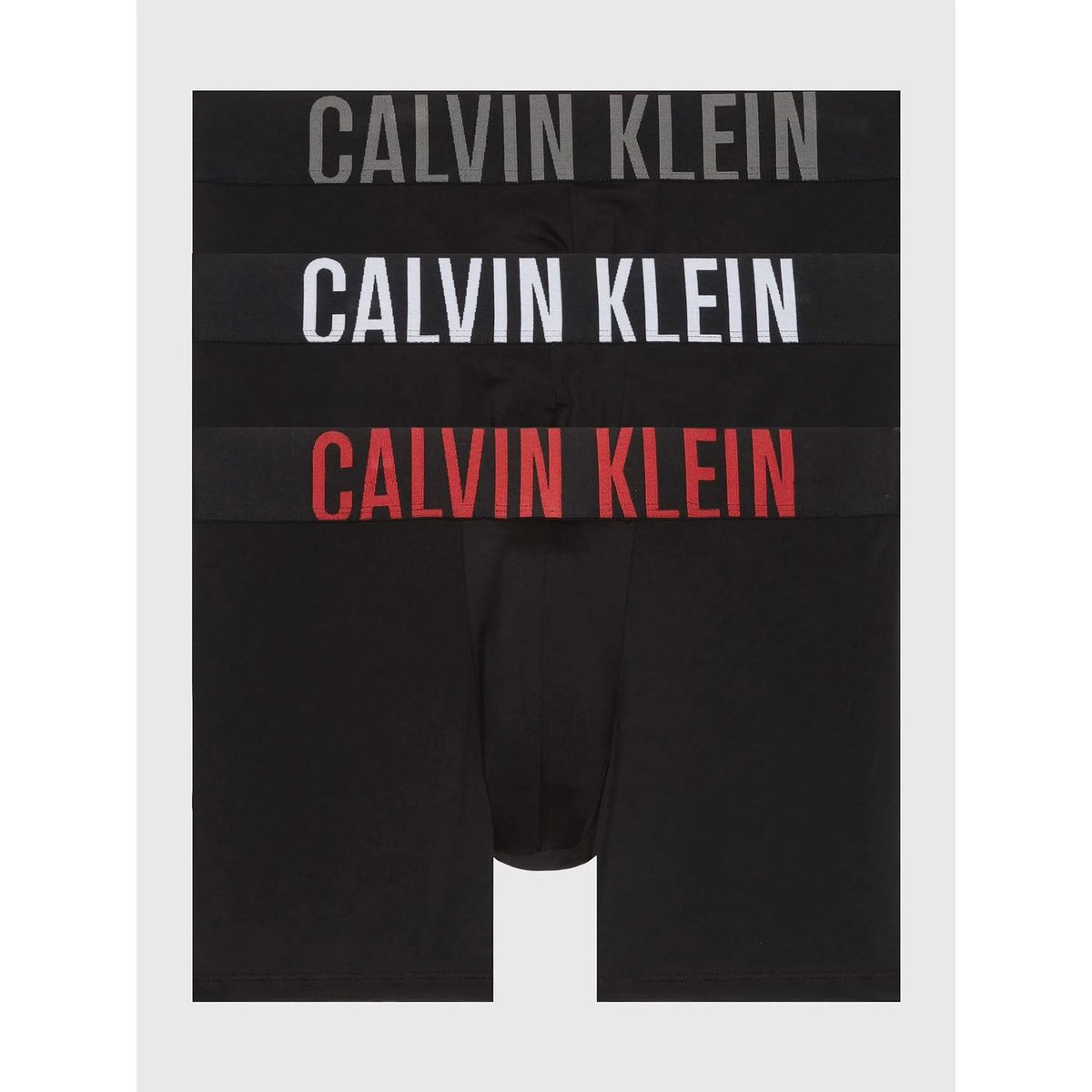 CALVIN KLEIN - Pack 3 Bóxers Brief Intense Power Negro Calvin Klein