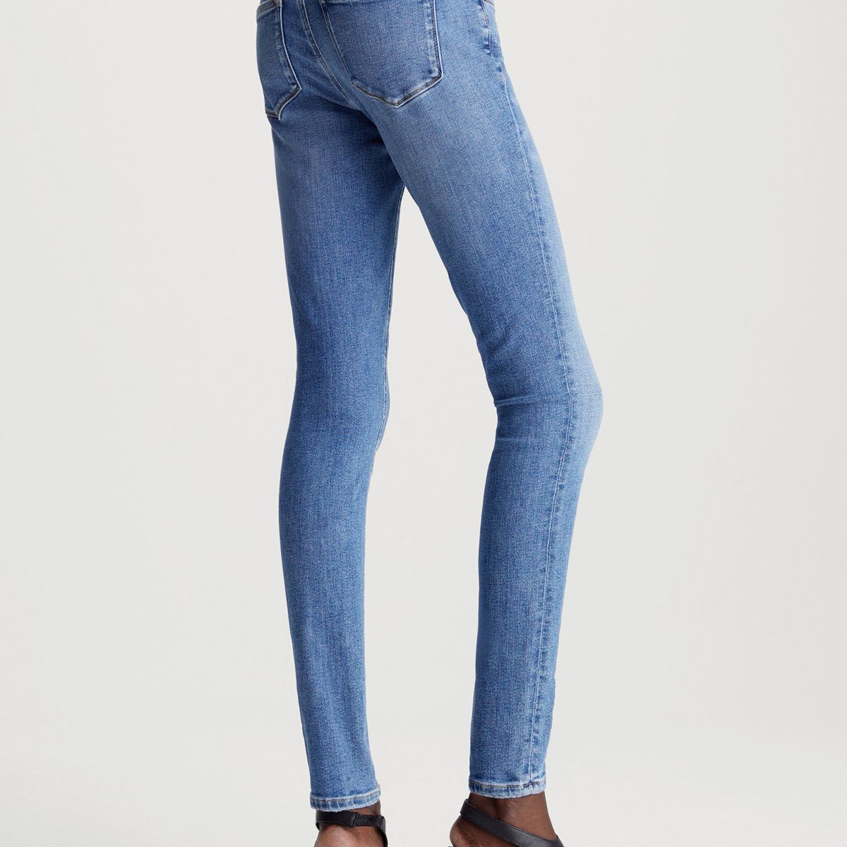 CALVIN KLEIN - Jeans Mid Rise Skinny Azul Calvin Klein