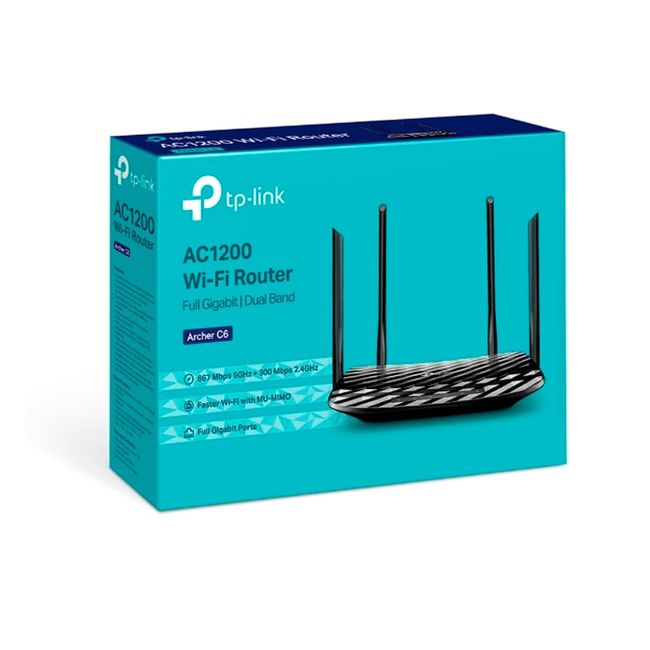 TP LINK - Router Inalámbrico Archer C6 Ac1200 Tp-LINK TP LINK