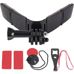 SHOOT - Soporte Frontal Adhesivo - Casco Moto Cámaras Gopro Y Otras