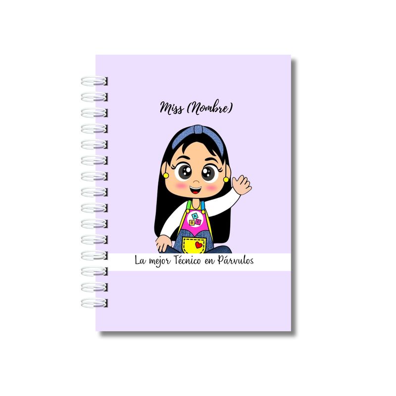 LITTLE PITTY - Agenda Asistente de Párvulos Lila