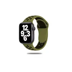 GENERICO - Correa Silicona Diseño De Hoyos Para Apple Iwatch 424445mm