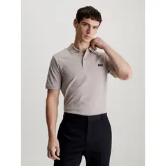 CALVIN KLEIN - Polo Stretch Slim Beige