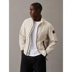 CALVIN KLEIN - Chaqueta Recycled Crinkle Beige