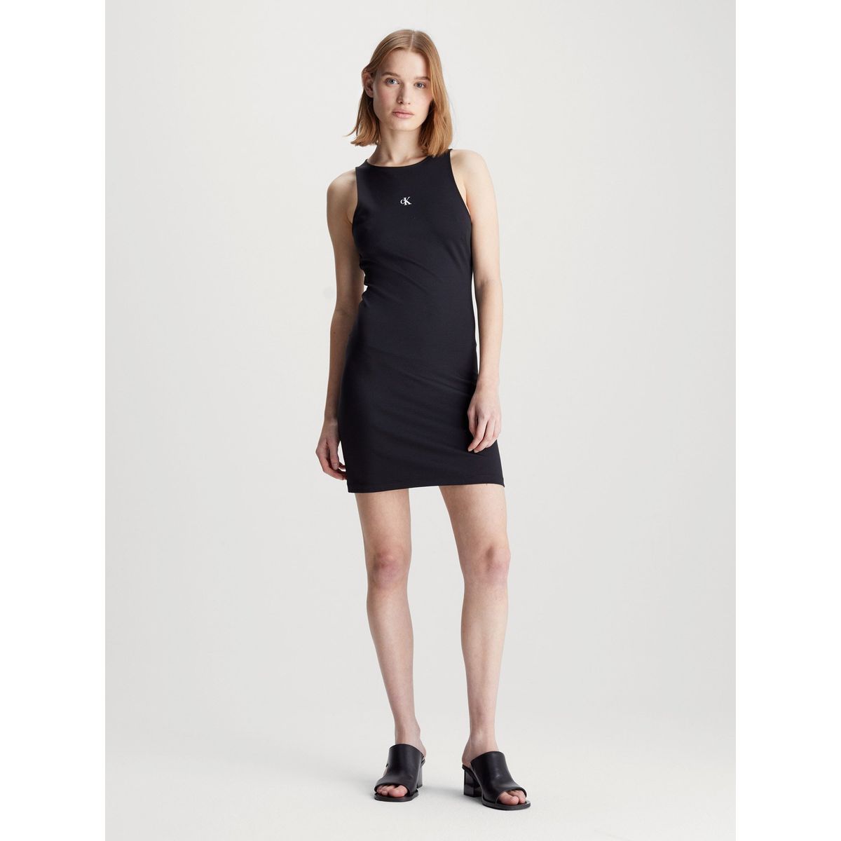 CALVIN KLEIN - Vestido Racerback Milano Negro Calvin Klein