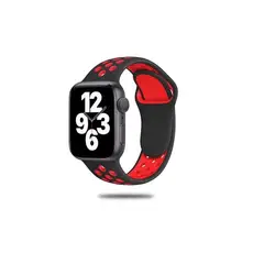 GENERICO - Correa Silicona Diseño De Hoyos Para Apple Iwatch 424445mm
