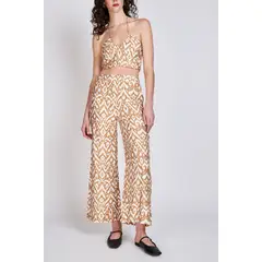 ECLIPSE - Top Al Cuello Leticia Beige