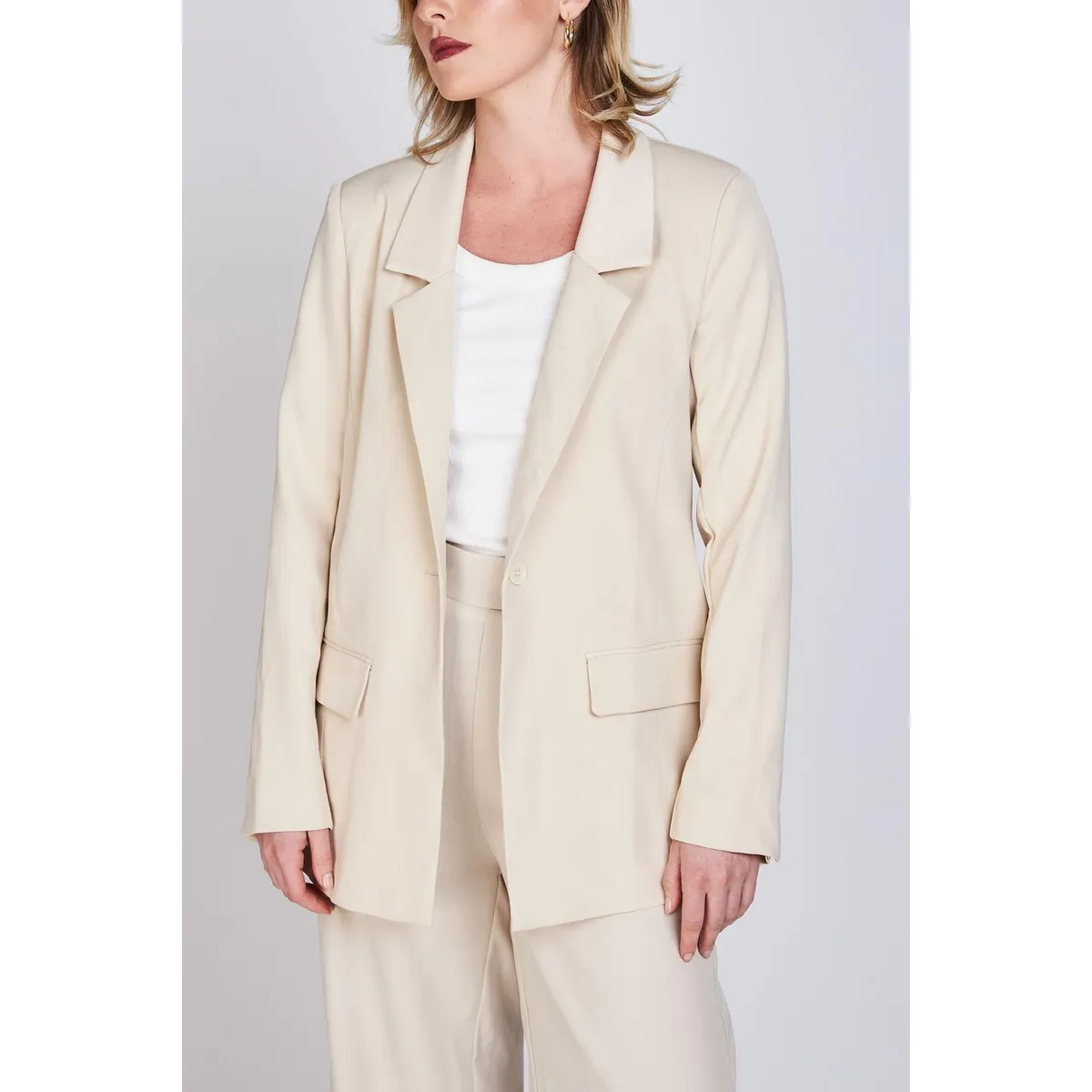 ECLIPSE - Blazer Entallado Emily Beige Eclipse ECLIPSE