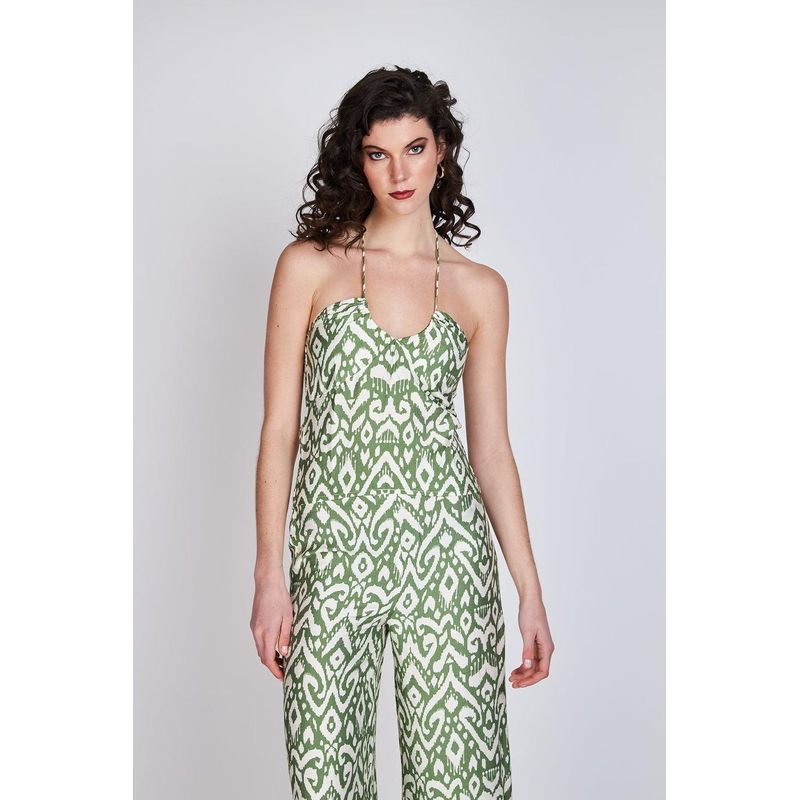 ECLIPSE - Top Al Cuello Leticia Verde Eclipse ECLIPSE