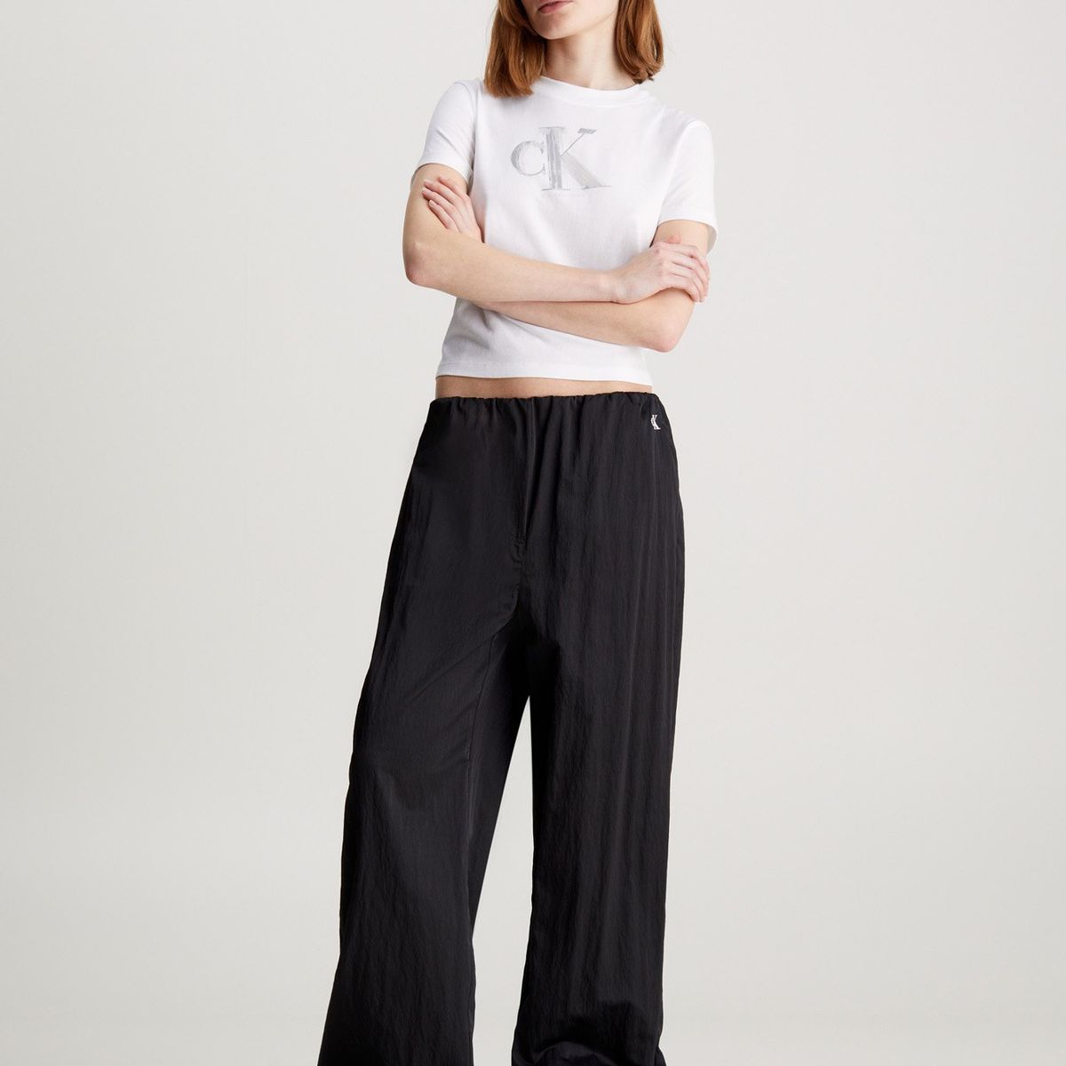 CALVIN KLEIN - Polera Meta Ck Baby Blanco Calvin Klein