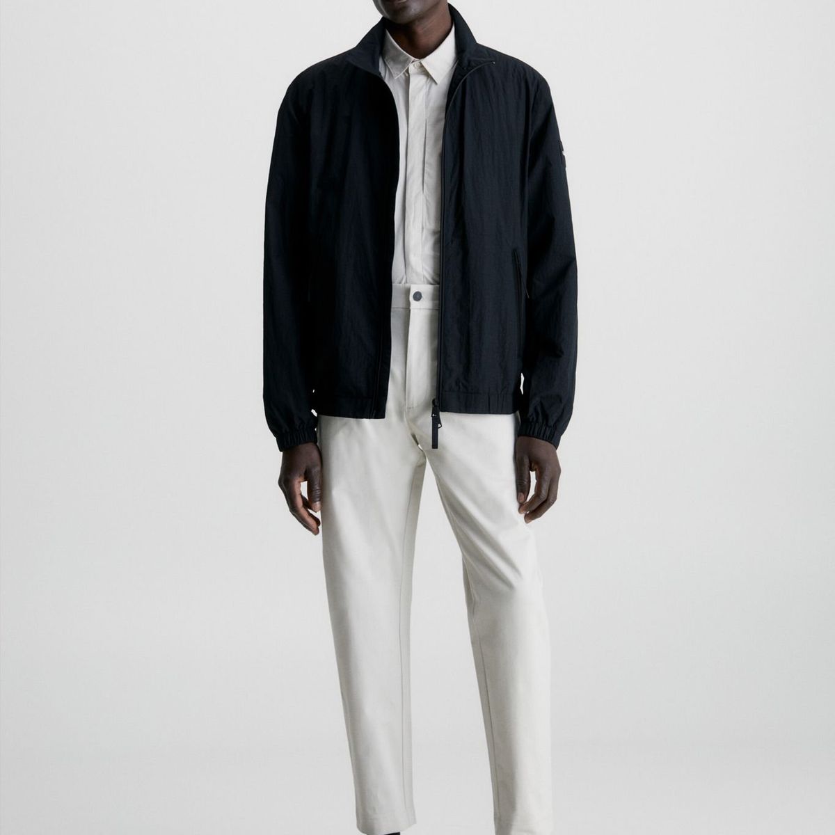 CALVIN KLEIN - Chaqueta Recycled Crinkle Negro Calvin Klein