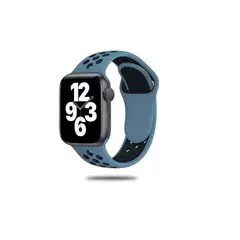 GENERICO - Correa Silicona Diseño De Hoyos Para Apple Iwatch 424445mm