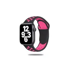 GENERICO - Correa Silicona Diseño De Hoyos Para Apple Iwatch 424445mm