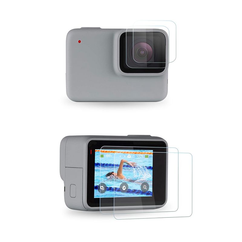 SHOOT - Laminas o Micas de protección para GoPro Hero 7 White / Silver