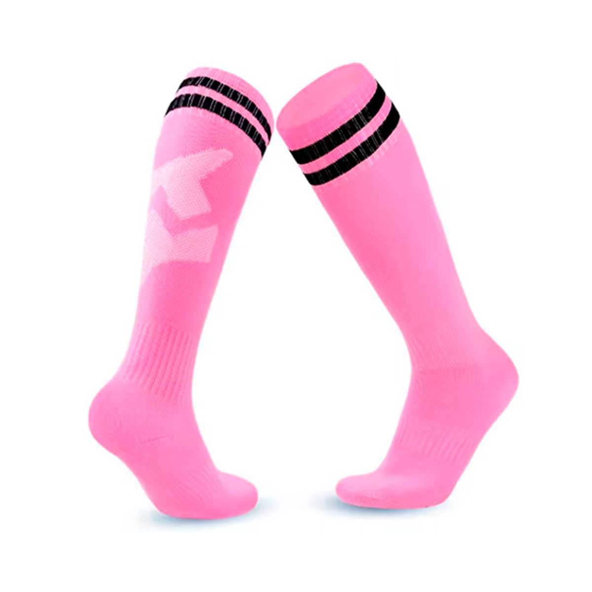 GENERICO - Calcetines Futbol Pack 10x Calidad B -   Rosado