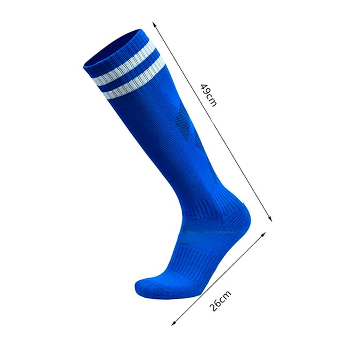 GENERICO - Calcetines Futbol Pack 10x Calidad B - Celeste
