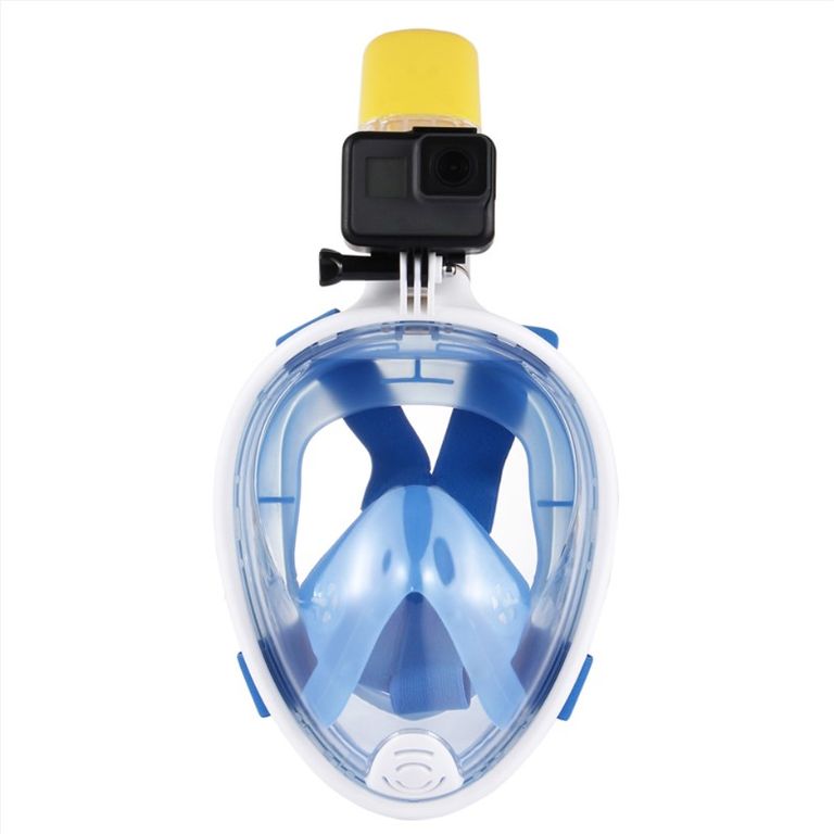 Mascara Snorkel de Buceo con Base para Camaras