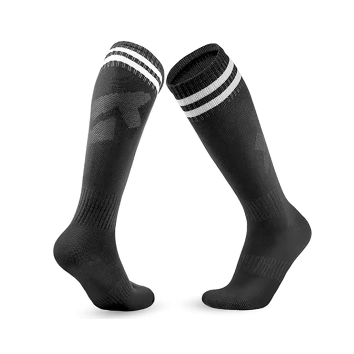 GENERICO - Calcetines Futbol Pack 10x Calidad B -   Negro
